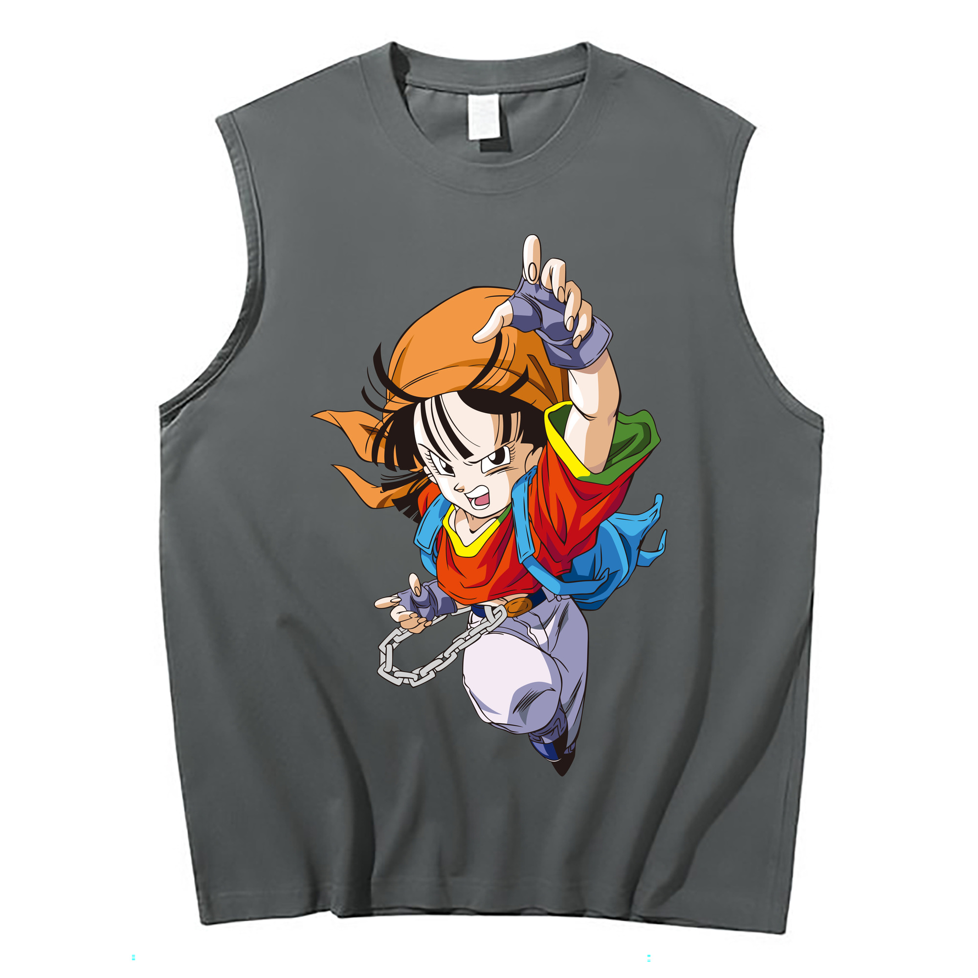 （画像用） ドラゴンボール パン DRAGON BALL Pan コットン100％タンクトップ（フロントプリント）